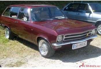 المواصفات والتفاصيل التقنية الكاملة 1970 Opel Ascona A Voyage 1.6 N (68 Hp)