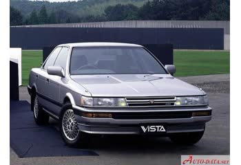 Full specifications and technical details 1986 Toyota Vista (V20) 2.0i (90 Hp) Automatic