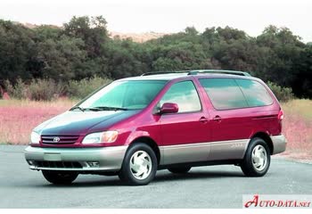 المواصفات والتفاصيل التقنية الكاملة 1997 Toyota Sienna 3.0 V6 24V (197 Hp)