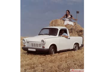 Full specifications and technical details 1990 Trabant 1.1 Pick-up 1.1 (41 Hp)