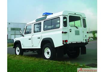 Full specifications and technical details 1999 Land Rover Defender 110 2.5 TD5 (122 Hp)