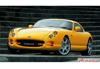 Full specifications and technical details 1997 TVR Cerbera 4.5 i V8 (426 Hp)