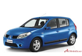 المواصفات والتفاصيل التقنية الكاملة 2007 Renault Sandero 1.6i (90 Hp)