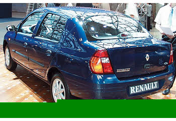 المواصفات والتفاصيل التقنية الكاملة 1999 Renault Clio Symbol 1.4 (75 Hp)