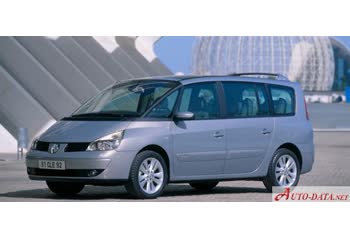 المواصفات والتفاصيل التقنية الكاملة 2002 Renault Espace IV 3.0 dCi (177 Hp) Automatic