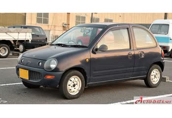 المواصفات والتفاصيل التقنية الكاملة 1989 Mazda Carol 0.7i 12V 4WD (55 Hp)