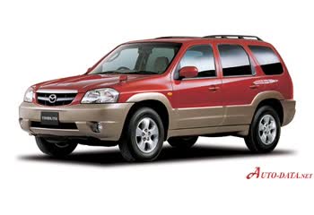 المواصفات والتفاصيل التقنية الكاملة 2000 Mazda Tribute 2.0 i 16V 4WD (124 Hp)