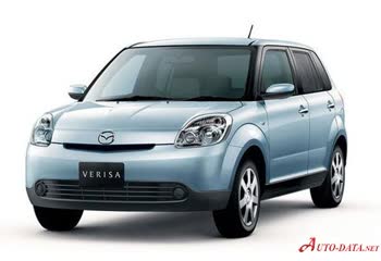 المواصفات والتفاصيل التقنية الكاملة 2004 Mazda Verisa L 1.5 16V (113 Hp)