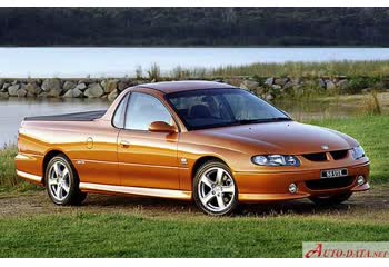 Full specifications and technical details 2000 Holden Ute I 3.8i V6 (200 Hp)