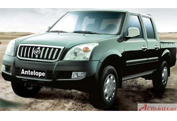 Full specifications and technical details 2006 HuangHai Antelope 3.2d 4WD (102 Hp)