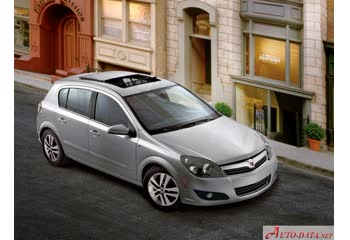 Full specifications and technical details 2007 Saturn Astra 1.8L (138 Hp) 5-Door XR