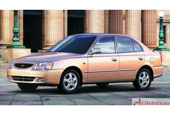 المواصفات والتفاصيل التقنية الكاملة 1999 Hyundai Accent II 1.5 i 16V (102 Hp)