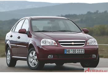 Full specifications and technical details 2005 Chevrolet Nubira 1.8 i 16V (122 Hp)