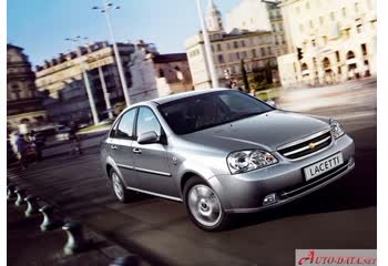 Full specifications and technical details 2004 Chevrolet Lacetti Sedan 1.8 i 16V (122 Hp)