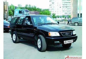 المواصفات والتفاصيل التقنية الكاملة 1994 Chevrolet Blazer II 4.3 i V6 CPI 4 WD (3 dr) (190 Hp) Automatic