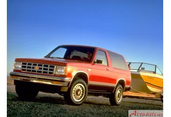 المواصفات والتفاصيل التقنية الكاملة 1982 Chevrolet Blazer I 2.8 V6 (125 Hp)