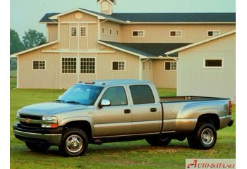 Full specifications and technical details 1998 Chevrolet Silverado 1500 I Crew Cab 5.3 (288 Hp) Automatic