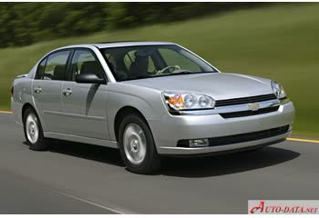 المواصفات والتفاصيل التقنية الكاملة 2004 Chevrolet Malibu VI 2.2i 16V (144 Hp) Automatic