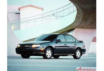 المواصفات والتفاصيل التقنية الكاملة 1997 Chevrolet Malibu V 2.4i 16V (150 Hp) Automatic