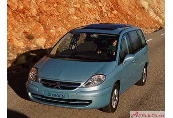 المواصفات والتفاصيل التقنية الكاملة 2002 Citroen C8 (Phase I) 2.0 HDi 16V (109 Hp) FAP