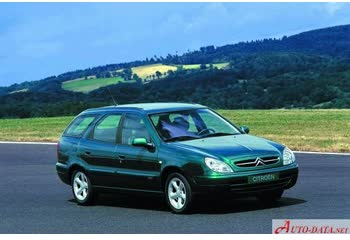 المواصفات والتفاصيل التقنية الكاملة 2001 Citroen Xsara Break (N2, Phase II) 2.0 HDi (109 Hp) Automatic