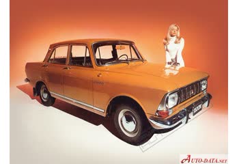 المواصفات والتفاصيل التقنية الكاملة 1969 Moskvich 412 IE 1.5 (75 Hp)