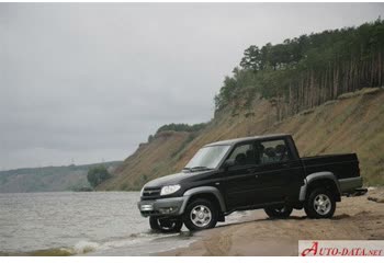 المواصفات والتفاصيل التقنية الكاملة 2008 UAZ Pickup (23632) 2.7 (128 Hp)