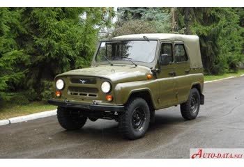 المواصفات والتفاصيل التقنية الكاملة 2009 UAZ Hunter (315108) 2.2 TD (106 Hp)