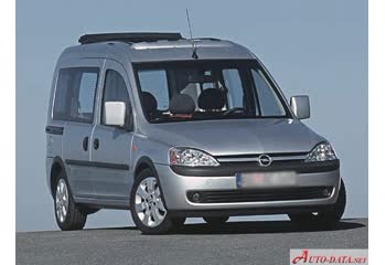 المواصفات والتفاصيل التقنية الكاملة 2002 Opel Combo Tour C 1.7 DTI 16V (75 Hp) ECOTEC