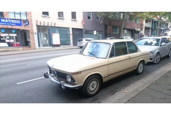 المواصفات والتفاصيل التقنية الكاملة 1971 BMW 02 (E10) 1802 (90 Hp)