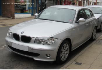 المواصفات والتفاصيل التقنية الكاملة 2004 BMW 1 Series Hatchback (E87) 118i (129 Hp)