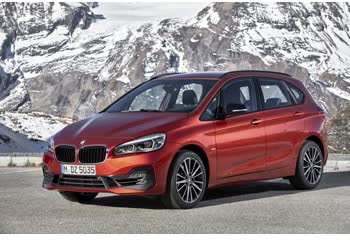 Full specifications and technical details 2020 BMW 2 Series Active Tourer (F45 LCI, facelift 2018) 220i (178 Hp) Steptronic