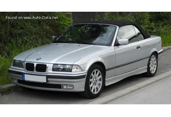 Full specifications and technical details 1993 BMW 3 Series Convertible (E36) 320i (150 Hp)