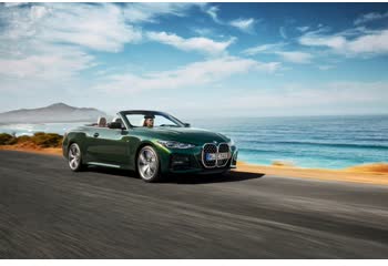 المواصفات والتفاصيل التقنية الكاملة 2020 BMW 4 Series Convertible (G23) M440i (382 Hp) Mild Hybrid Steptronic