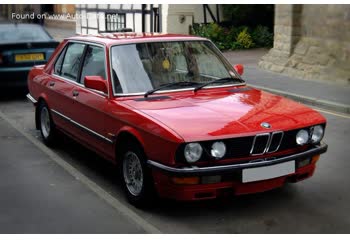 1984 BMW 5 Series (E28) M535i (218 Hp) thumb image