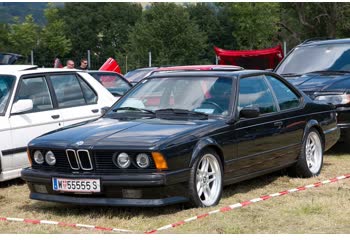 Full specifications and technical details 1987 BMW 6 Series (E24, facelift 1987) 635 CSi (220 Hp) Automatic