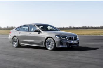 Full specifications and technical details 2020 BMW 6 Series Gran Turismo (G32 LCI, facelift 2020) 620d (190 Hp) Mild Hybrid Steptronic