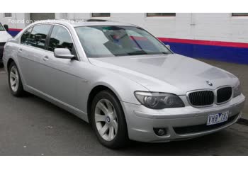 Full specifications and technical details 2005 BMW 7 Series Long (E66, facelift 2005) 740Li (306 Hp) Steptronic