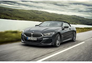 Full specifications and technical details 2020 BMW 8 Series Convertible (G14) M850i (530 Hp) xDrive Steptronic