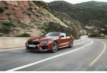 2019 BMW M8 Convertible (F91) Competition 4.4 V8 (625 Hp) xDrive Steptronic thumb image