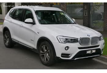 المواصفات والتفاصيل التقنية الكاملة 2014 BMW X3 (F25 LCI, facelift 2014) 30d (258 Hp) xDrive Automatic