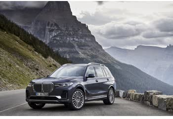 Vollständige Spezifikationen und technische Details 2020 BMW X7 (G07) 40i (333 Hp) Mild Hybrid xDrive Steptronic