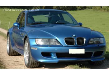 Full specifications and technical details 1997 BMW Z3 Coupe (E36/8) 2.8 (192 Hp) Automatic