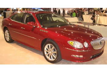 المواصفات والتفاصيل التقنية الكاملة 2008 Buick LaCrosse I (facelift 2008) Super 5.3i V8 16V (300 Hp) Automatic AFM