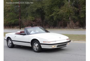 Full specifications and technical details 1990 Buick Reatta Convertible 3.8 i V6 (173 Hp)