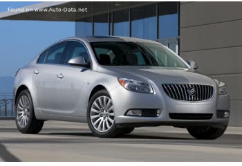 المواصفات والتفاصيل التقنية الكاملة 2009 Buick Regal V Sedan 2.0 (273 Hp) Automatic