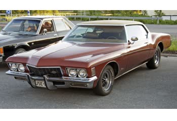 Full specifications and technical details 1971 Buick Riviera III 7.5 (250 Hp)