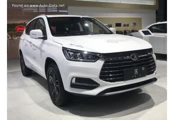 Full specifications and technical details 2018 BYD Song I (facelift 2018) EV500 62 kWh (218 Hp)