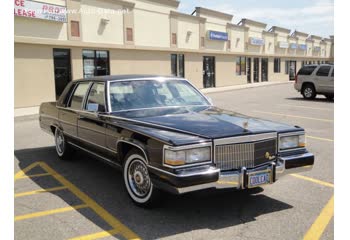 Full specifications and technical details 1991 Cadillac Brougham 5.0 i V8 (173 Hp)