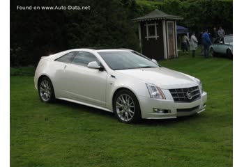 المواصفات والتفاصيل التقنية الكاملة 2011 Cadillac CTS II Coupe 3.6 V6 (322 Hp) Automatic